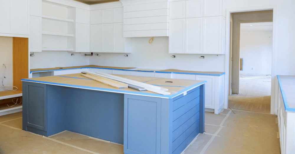 the reality of remodeling shows - in-process kitchen remodel