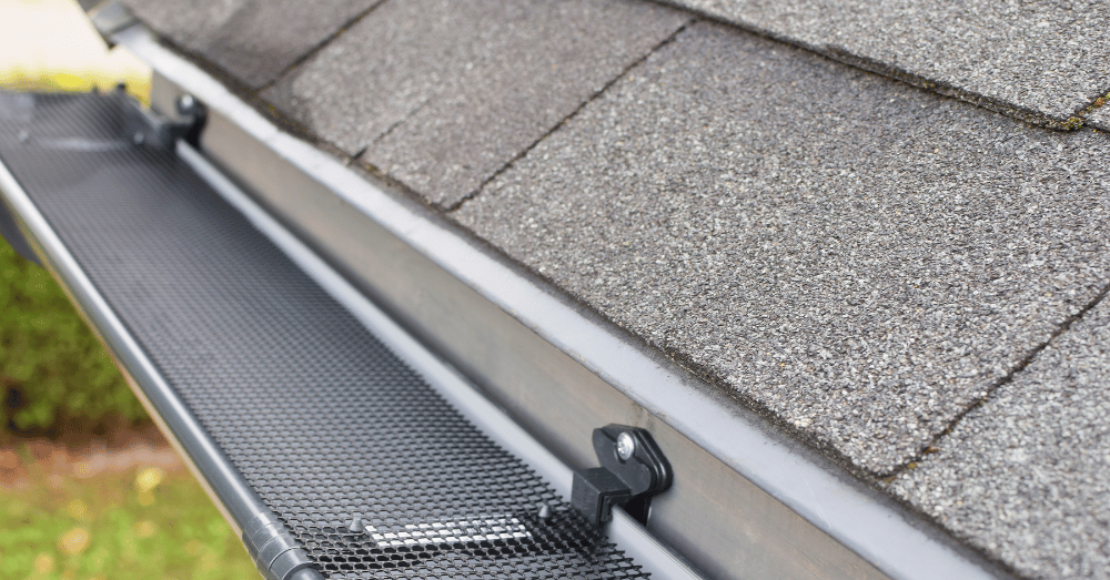 gutter replacement contractors lyndon ky - new gutter with mesh covering